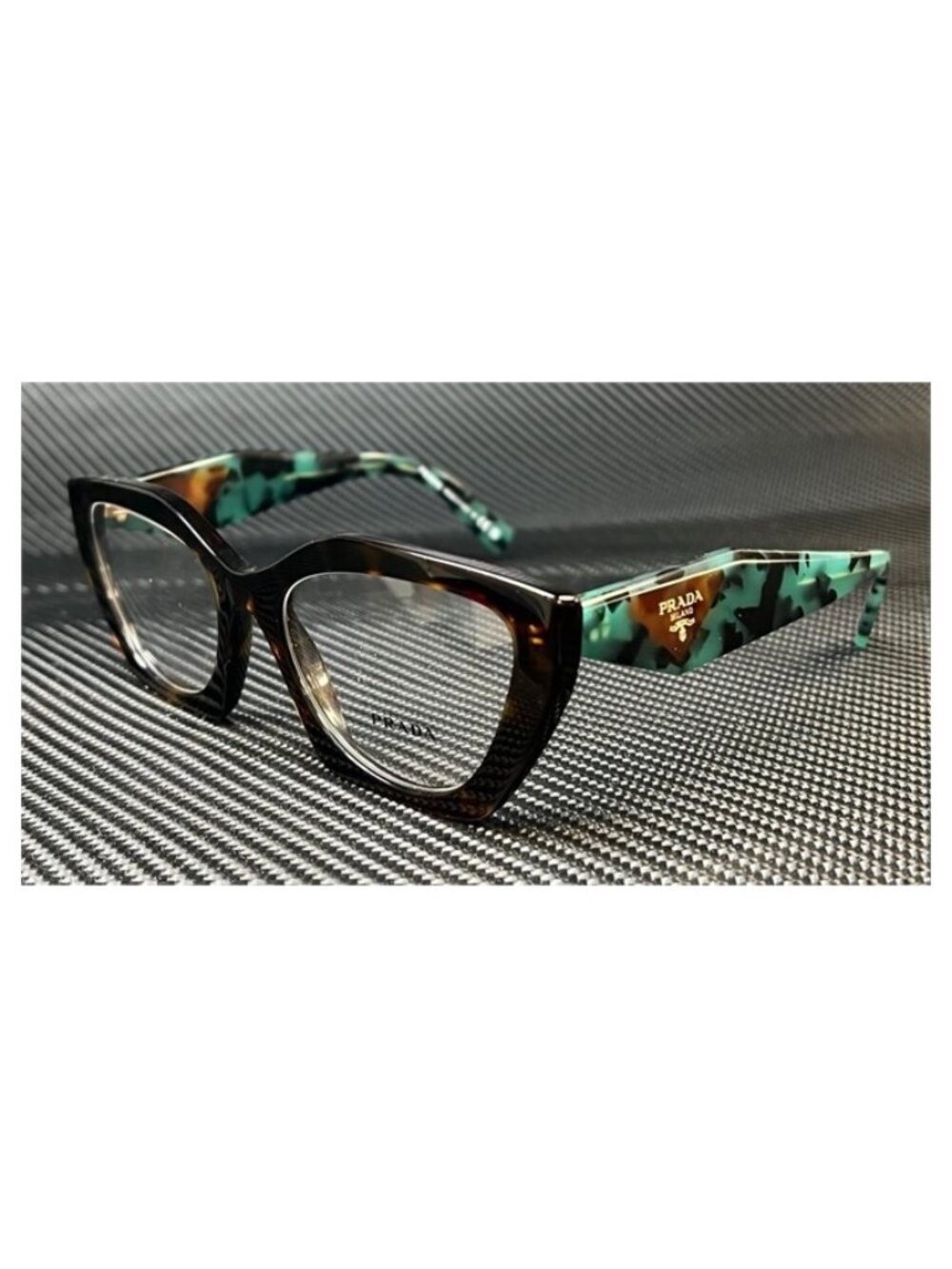 New PRADA Women  Brown Havana Eyeglasses  54- 18- 140